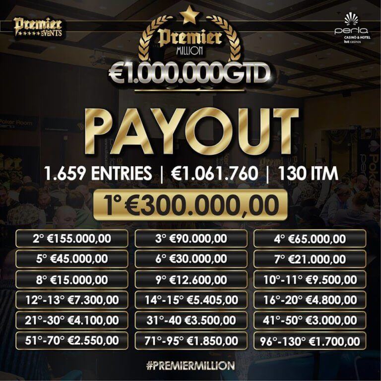 premier millions payout