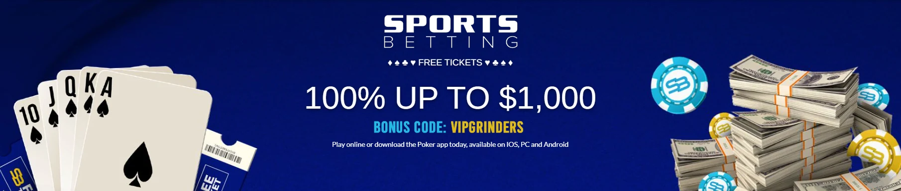 sportsbetting poker welcome bonus