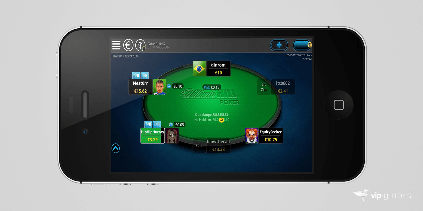 William Hill Poker Mobile App