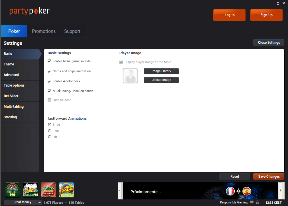 Partypoker.es-review-settings