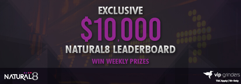 Exclusive $10,000 Natural8 Leaderboard