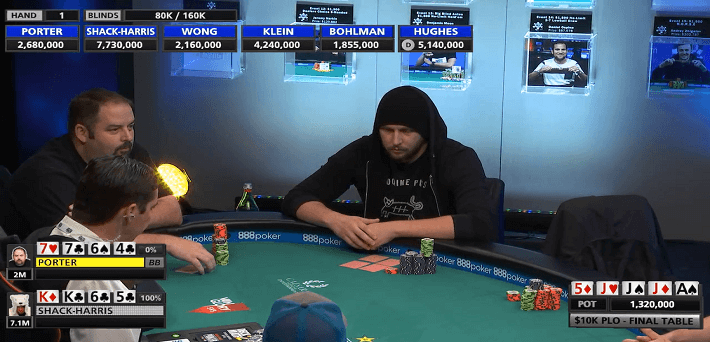 Watch the live stream from the Final Table of the $888 Crazy Eights here