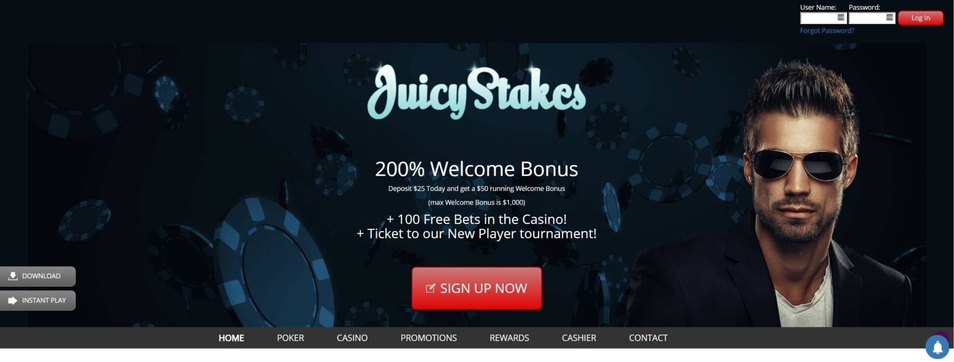 juicy stakes casino no deposit bonus code