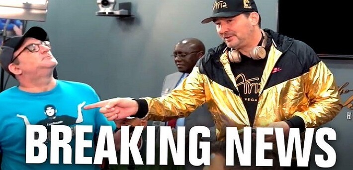 Phil Hellmuth Goes South and Blows Up at Live at the Bike!