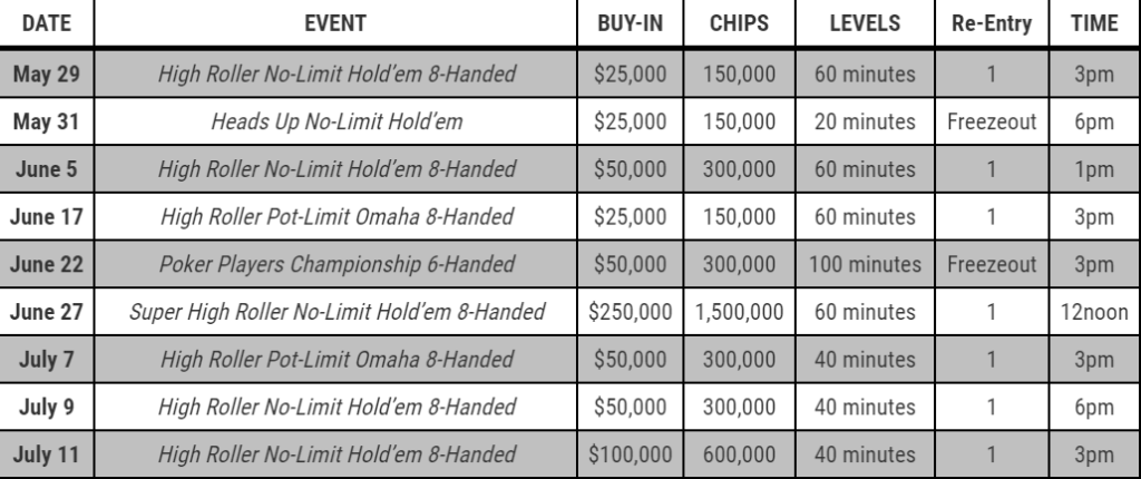 2020-WSOP-schedule-high-rollers