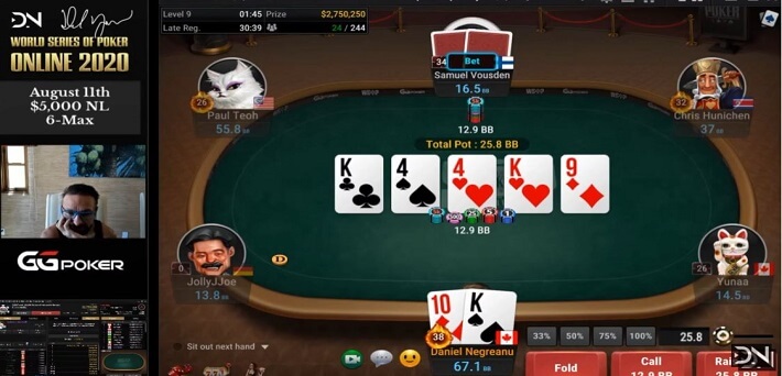 Poker Hand of the Week - Daniel Negreanu owns €urop€ean in WSOP 2020 Event #58