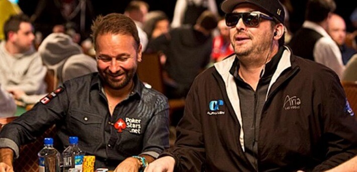 Os apostadores preferem Phil Hellmuth a Daniel Negreanu no heads-up