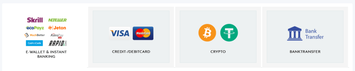 betinasia payment methods