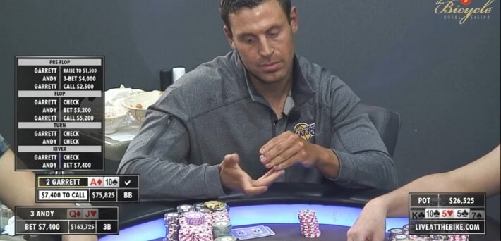 Poker Hand of the Week - Garrett Adelstein’s Hero Call vs. Andy Tsai on Live at the Bike!