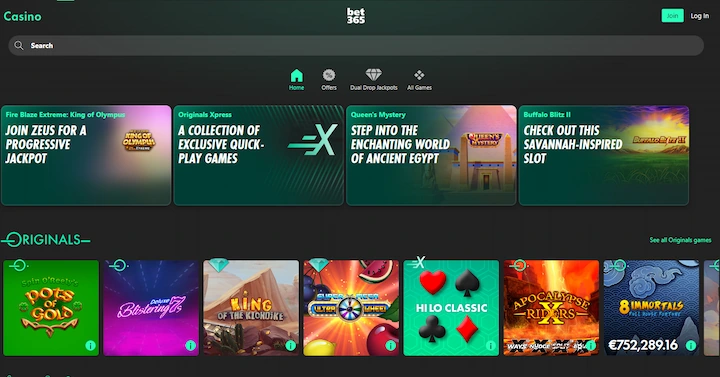 bet365 casino games