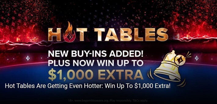 Partypoker Increases Hot Tables Payout To $1,000 - Launches Magic Cards Promo