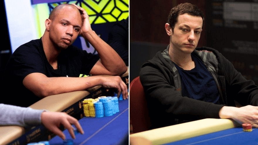 Tom Dwan ou Phil Ivey Jogando Phil Hellmuth Próximo no Duelo de Apostas Altas?