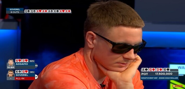 Poker Hand of the Week - Sam Soverel’s Hero Call Gone Wrong vs. Michael Addamo