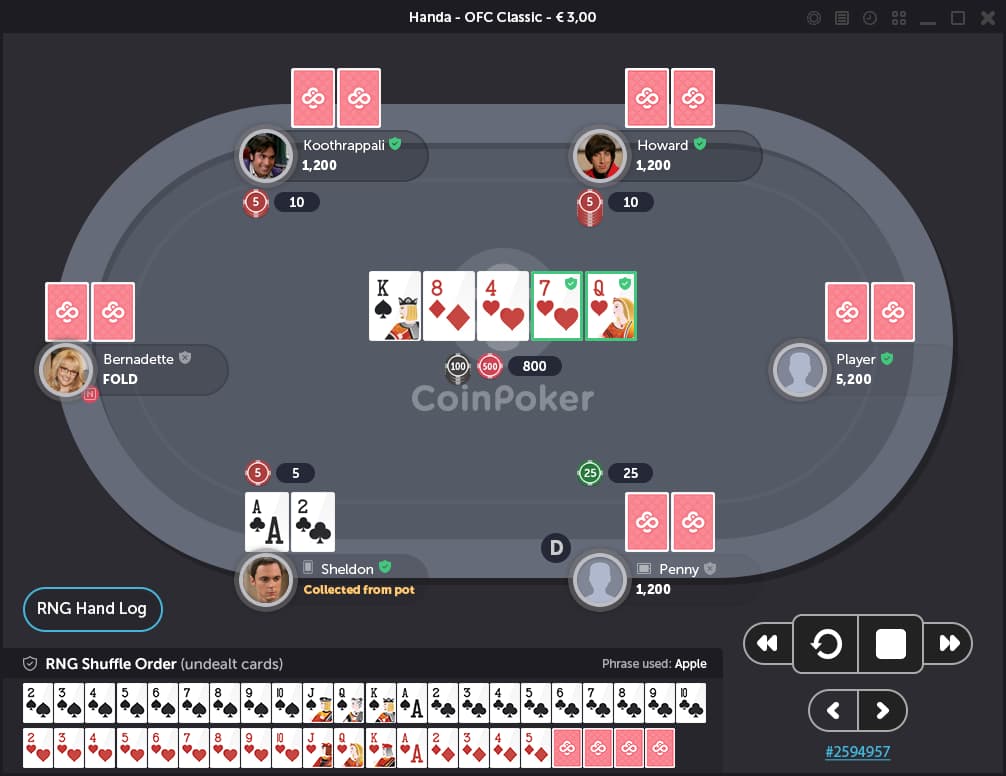 CoinPoker Hand Hindsight