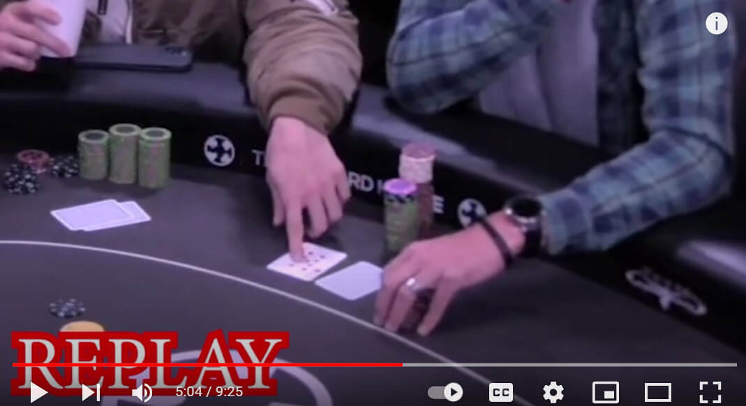 WTF! Player flips over one of his opponent's cards in a $4,400 pot