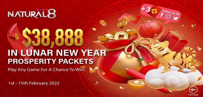 Celebrate Chinese New Year at Natural8 with $38,888 in Prosperity Packets