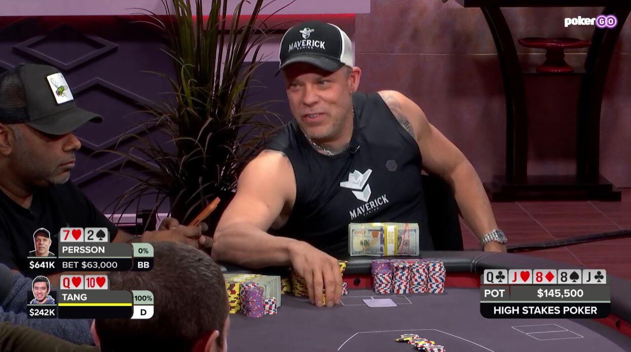 Poker Hand of the Week – Eric Persson's Sick 7-2 Bluff on High Stakes Poker