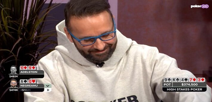 The Best Hands of High Stakes Poker Season 9 Episode 9 – Daniel Negreanu Outplays Garrett Adelstein Again In A Huge Pot