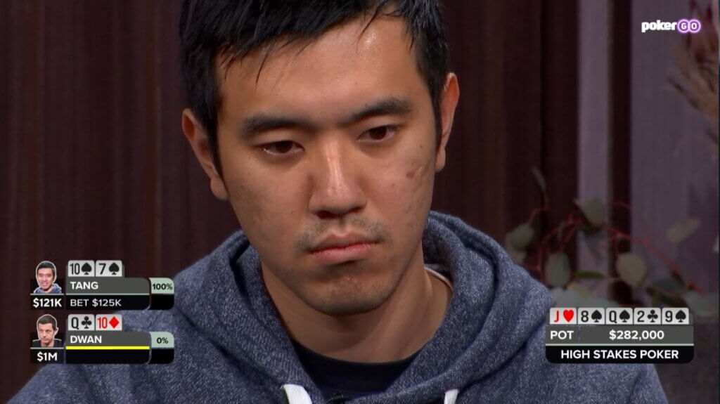 Poker Hand of the Week – DoorDash founder Stanley Tang wins a $407,000 Pot from Tom Dwan