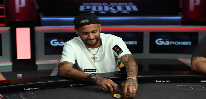 Football Star Neymar Is Having a Blast at the 2022 WSOP