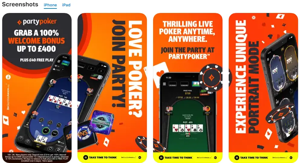 partypoker iphone app