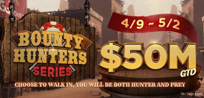 $50,000,000 Guaranteed Bounty Hunters Series Returns To GGPoker