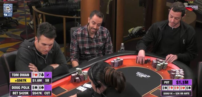 WATCH THE MILLION DOLLAR GAME FT. TOM DWAN AND DOUG POLK LIVE HERE!