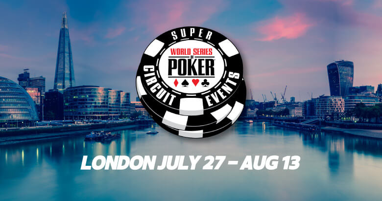 FULL WORLD SERIES OF POKER SUPER CIRCUIT LONDON SCHEDULE RELEASED