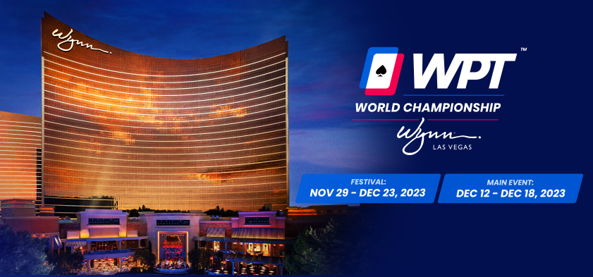 Win your way to the 2023 WPT World Championship from only $5 at WPT Global