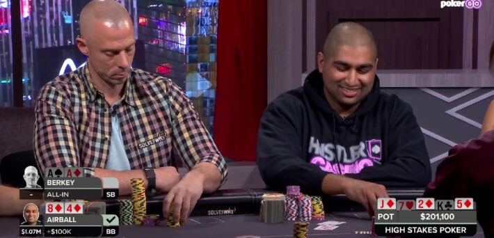 High Stakes Poker - Nik Airball Mocks Rival Matt Berkey