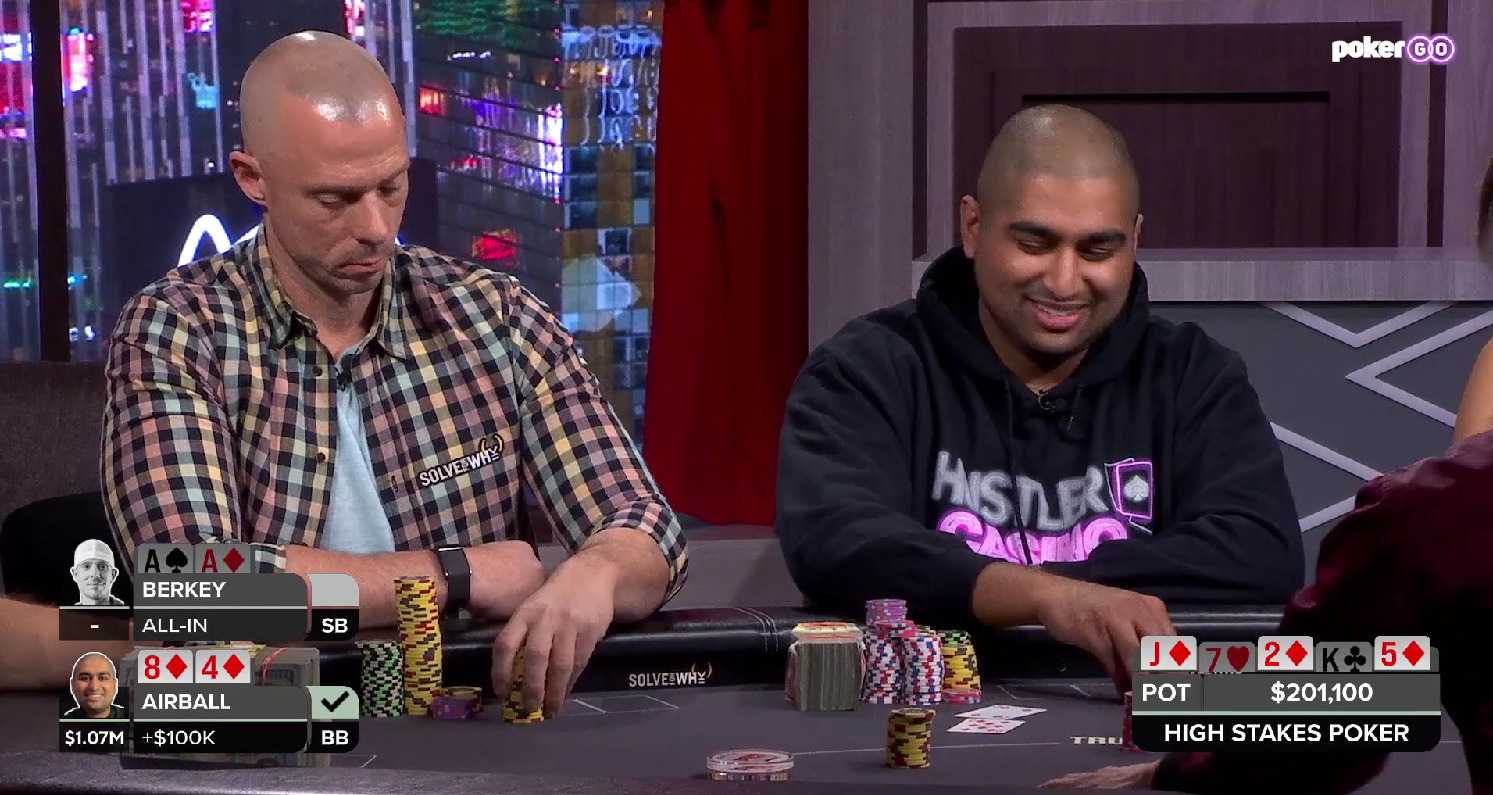 High Stakes Poker - Nik Airball Mocks Rival Matt Berkey