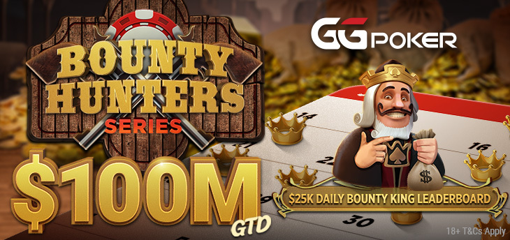 GGPoker Unleashes Ultimate Online Poker Showdown with $100,000,000 GTD Bounty Hunters Series