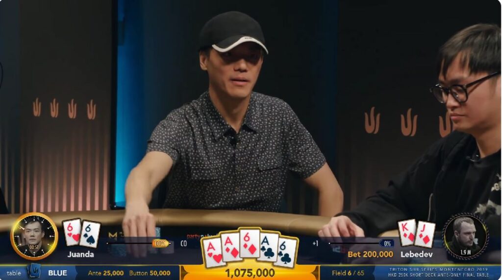 Poker Hand of the Week- Sergey Lebedev Bluffs John Juanda Off Quads!