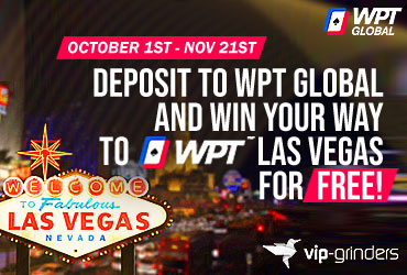 Deposit at WPT Global and win your way to the WPT Las Vegas for free! 370x250