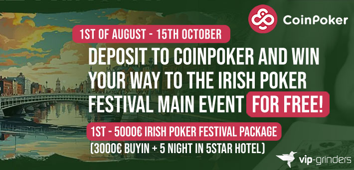 CoinPoker 5000€ Irish Poker Festival 710x342