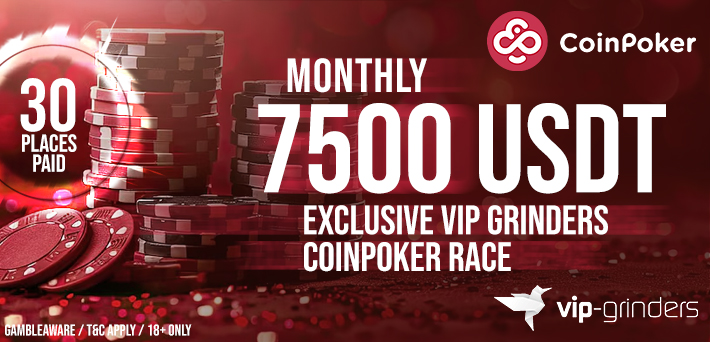 Monthly 7,500 USDT CoinPoker Race