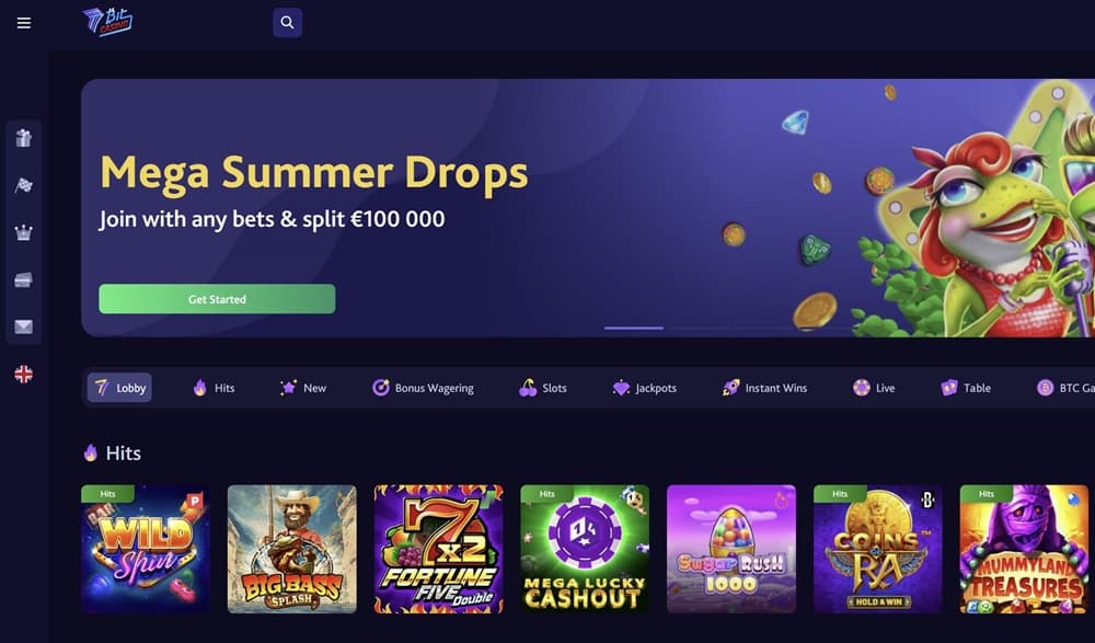 7Bit Casino website