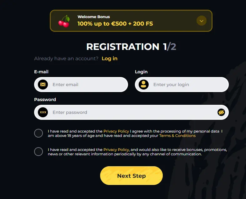 boomerang casino registration