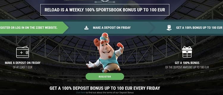 Weekly Sportsbook Reload Bonus