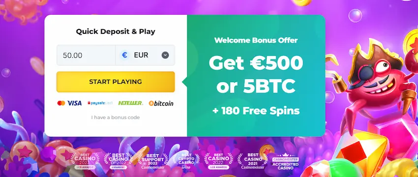 bitstarz casino welcome bonus