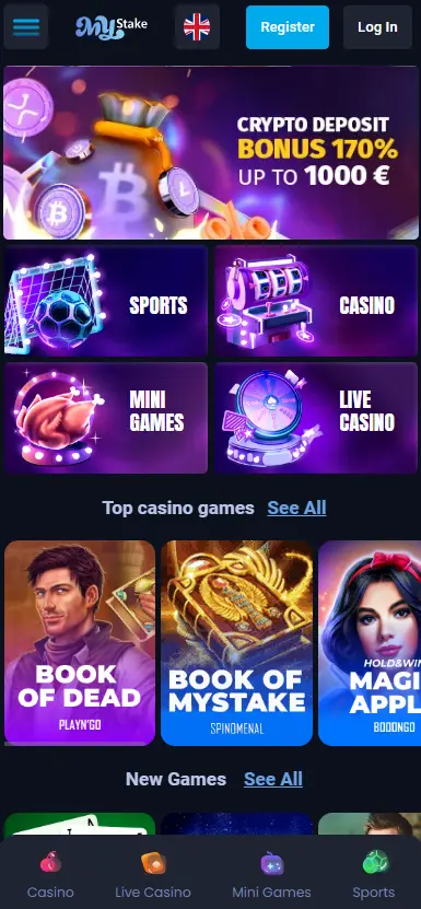 mystake casino app mobile