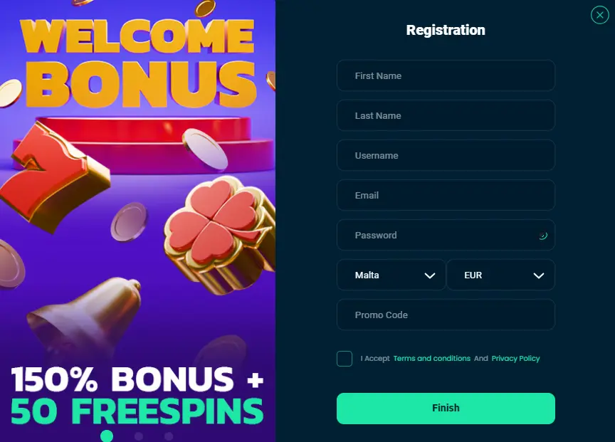 rolleto casino sign up