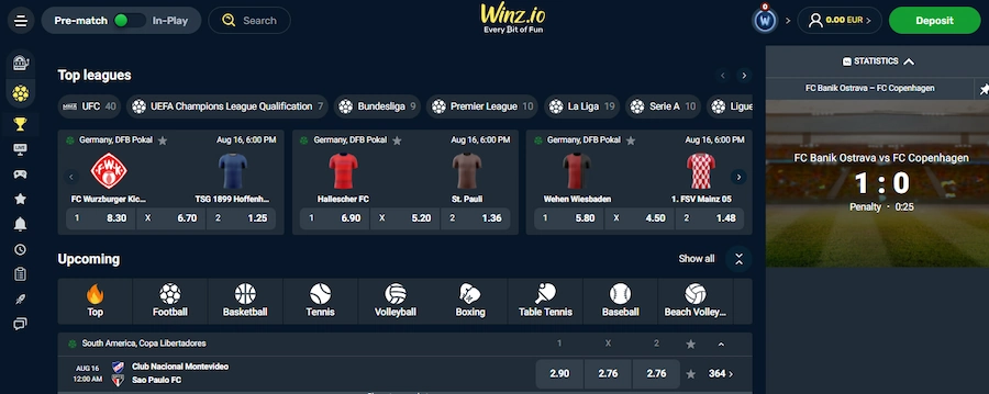 winzio sportsbook