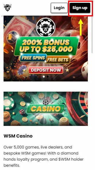 wsm casino sign up