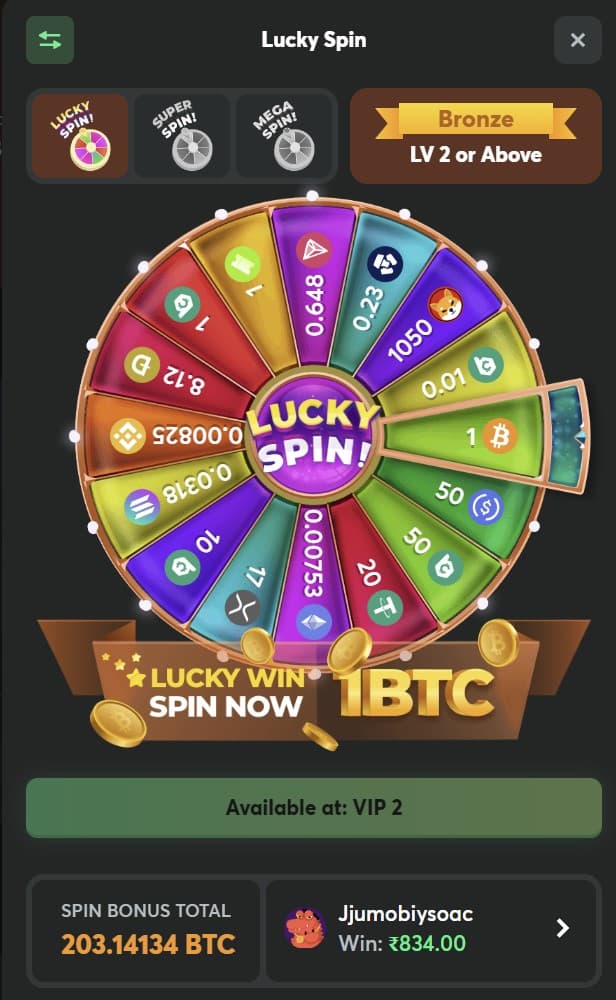 BC.Game Lucky Spin