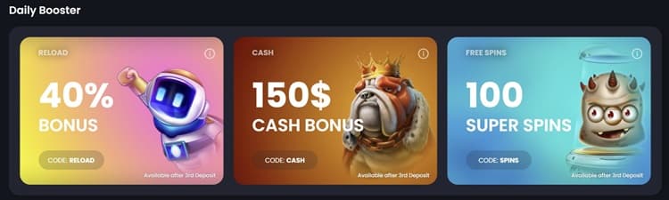 Daily Casino Promotions at Bitkingz