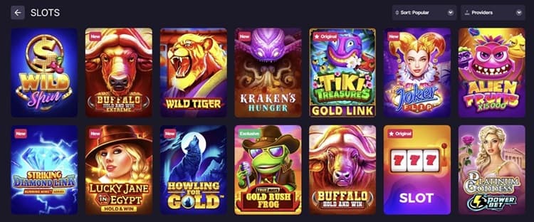 Slot Games at BitStarz