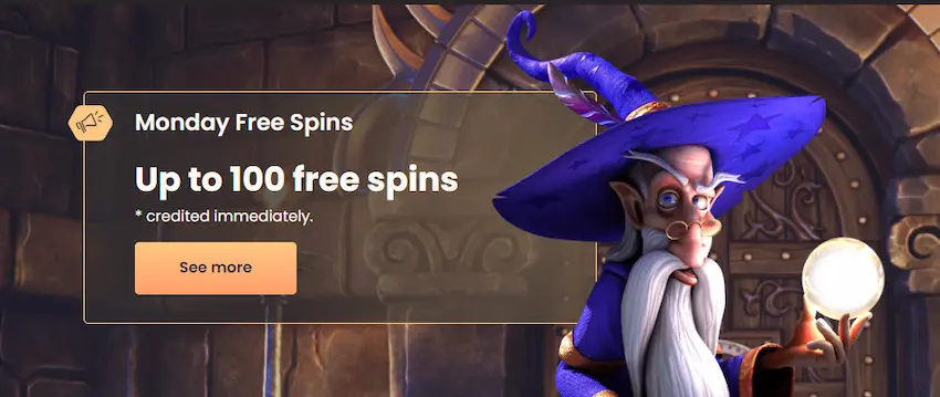 national casino monday free spins bonus