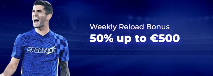 sportaza weekly reload bonus