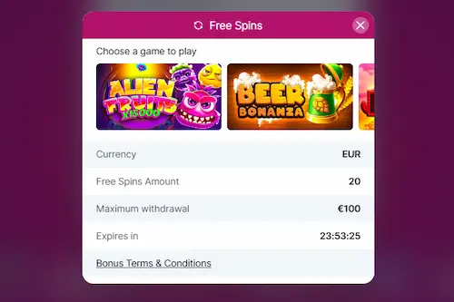 bitstarz free spins no deposit bonus